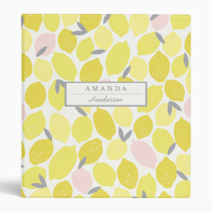 Pink Lemonade by Origami Prints Custom Binder