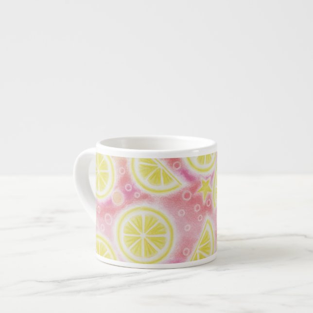 Pink Lemonade espresso mug (Front Left)