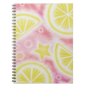Pink Lemonade 'lemons' notebook