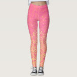 Pink Lemonade Mosaic Ombre Leggings<br><div class="desc">Sport these cute leggings and be unique! You are wearing a pink lemonade mosaic design, people will surely ask where you got these from!</div>