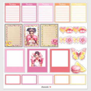 Pink Lemonade Set 2 Planner Stickers