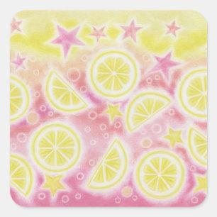 Pink Lemonade sticker square