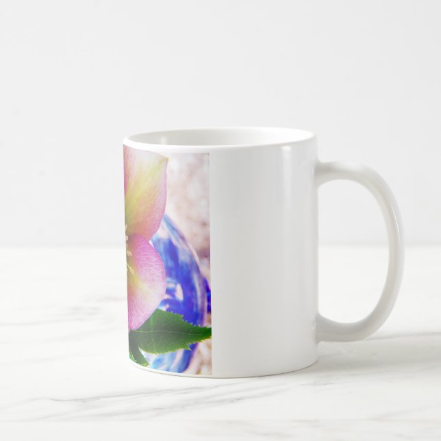 Pink Lenten Rose, Coffee Mug (Right)