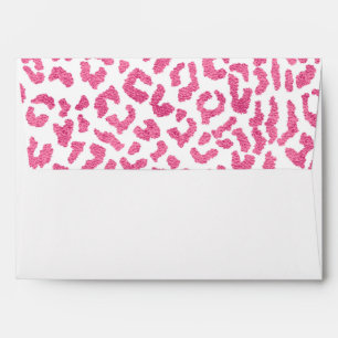 Pink Leopard Animal Print Envelope