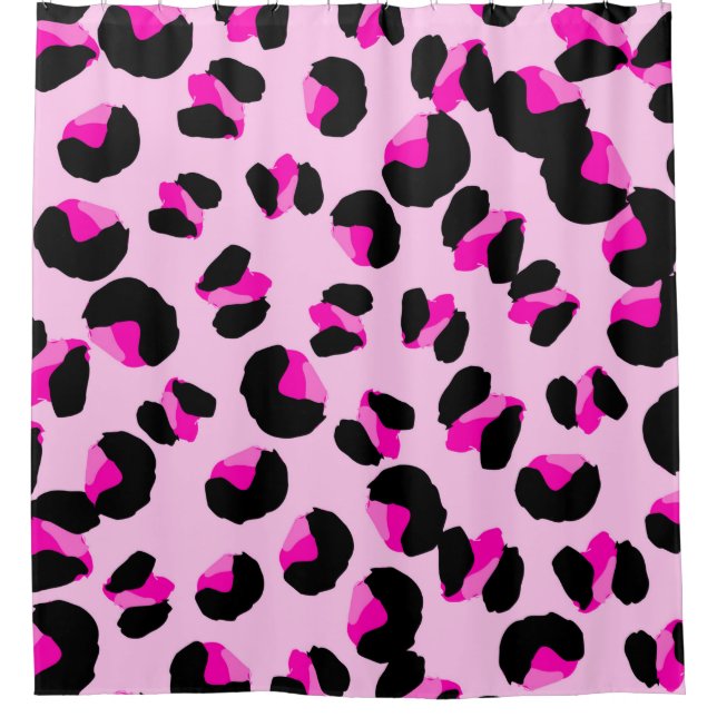 Pink leopard. Animal skin pattern. Leopard. Panthe (Front)