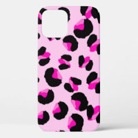Pink leopard. Animal skin pattern. Leopard. Panthe