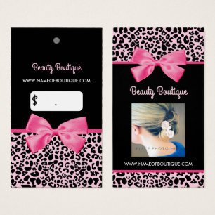 Pink Leopard Boutique Hangtag