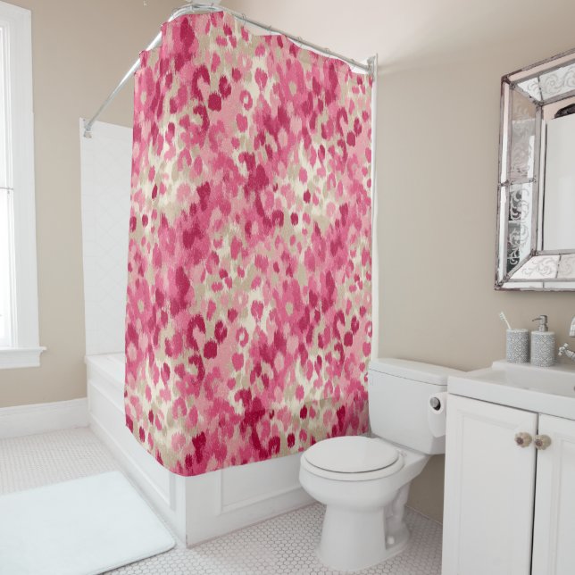 Pink Leopard Brush Stroke Seamless Pattern (In Situ)