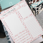 Pink Leopard Daily Planner Notes and To Do List<br><div class="desc">Pink Leopard Daily Planner Notes and To Do List</div>