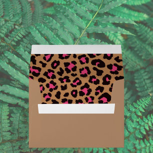 Pink Leopard Pattern   Envelope