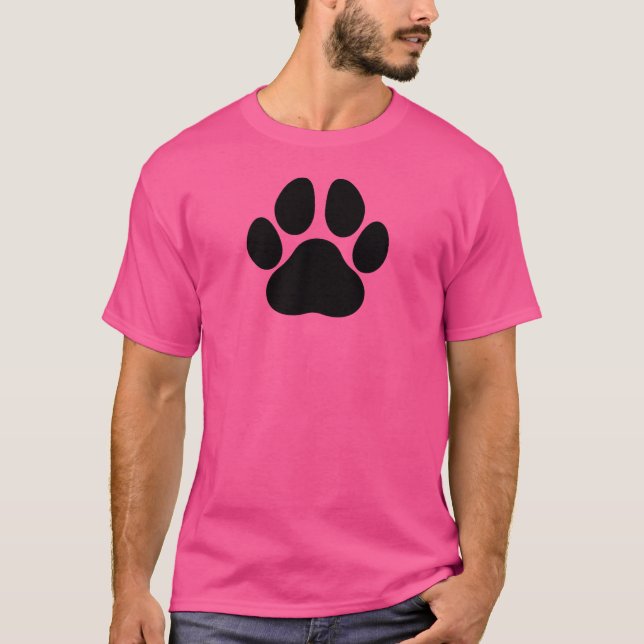 Pink Leopard Paw Shirt (Front)
