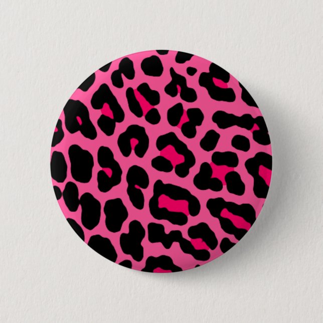 Pink Leopard Pin (Front)