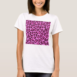 Pink leopard print pattern T-Shirt