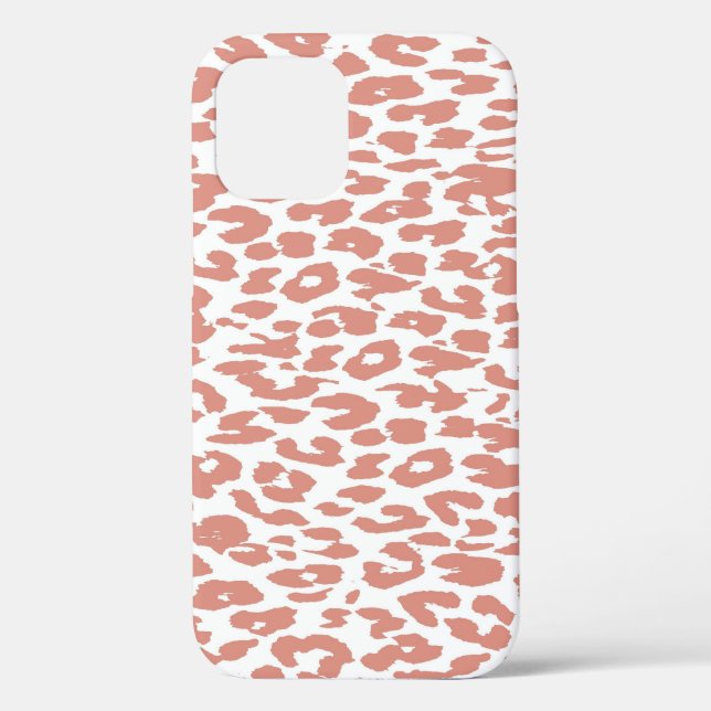 Pink Leopard Print Skin Case-Mate iPhone Case (Back)