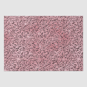 Pink leopard Print Sparkle Glitter       Tissue Paper
