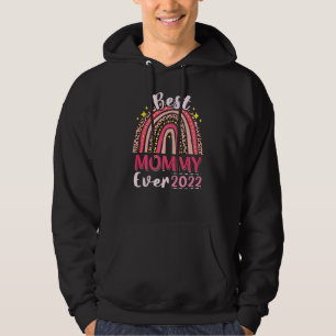Pink Leopard Rainbow Cute Best Mommy Ever Hoodie