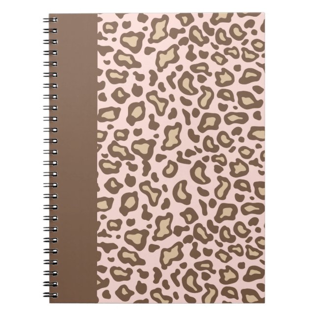 Pink Leopard School Carnet Journal cadeau (Devant)