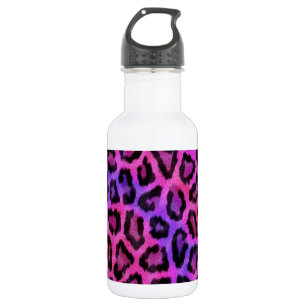 Pink Leopard Skin Print 532 Ml Water Bottle