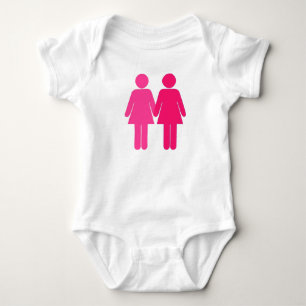 Pink Lesbians Baby Bodysuit