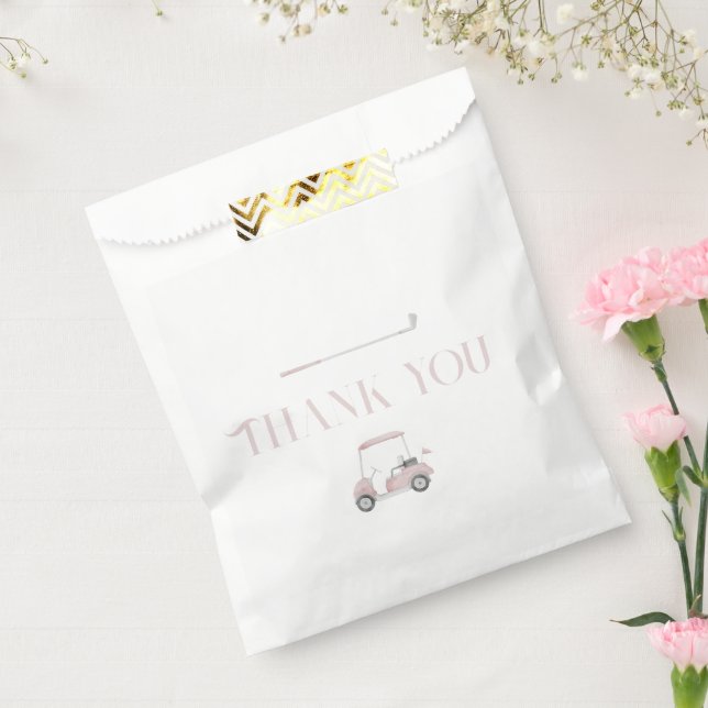 Pink let’s par tee Golf Birthday  Favour Bag (Sealed)