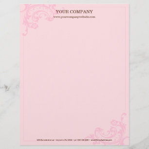Pink Letterhead