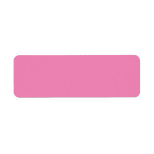 Pink, Light Thulian Pink Return Address Label