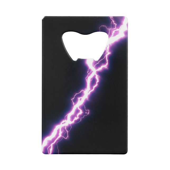 Pink Lightening Wallet Bottle Opener (Front)