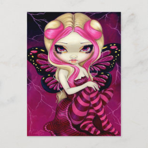 "Pink Lightning" Postcard
