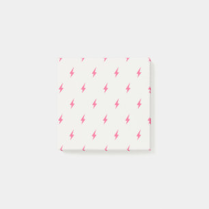 Pink Lightning Stylish Back-to-School Stationery  Post-it Notes