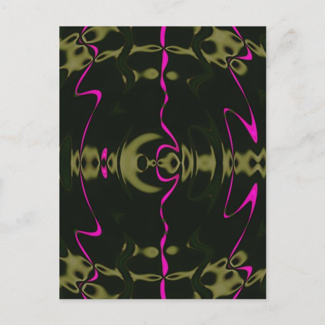 Pink Lights Postcard (Front)