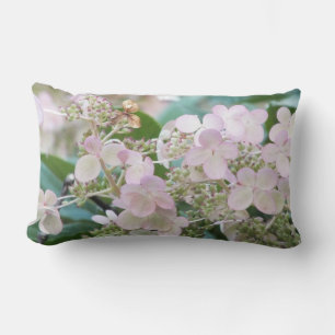Pink Lilac Florets Throw Pillow