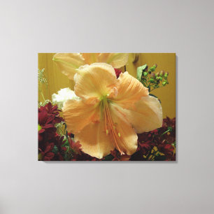 Pink Lily Bouquet Canvas Print