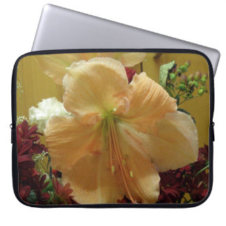 Pink Lily Bouquet Laptop Bag