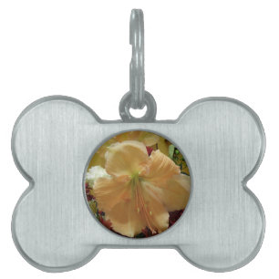 Pink Lily Bouquet Pet Tag