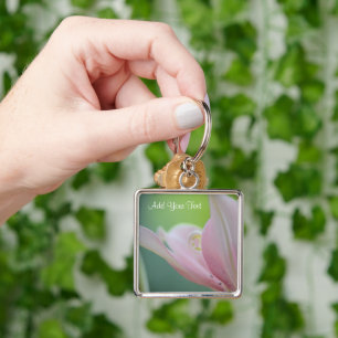 Pink Lily by Shirley Taylor Keychain