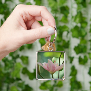 Pink Lily by Shirley Taylor Keychain