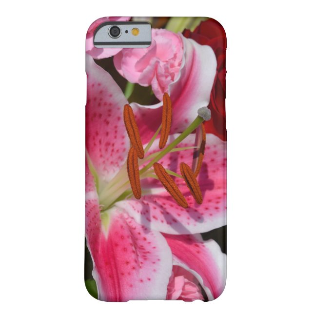 Pink Lily Phone case (Back)