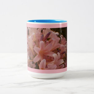 Pink Lily Two-Tone Coffee Mug
