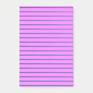 Pink Lined Post-it Notes