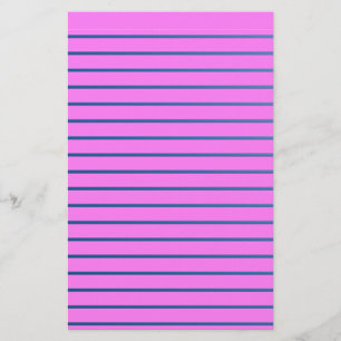 Pink Lined Stationery