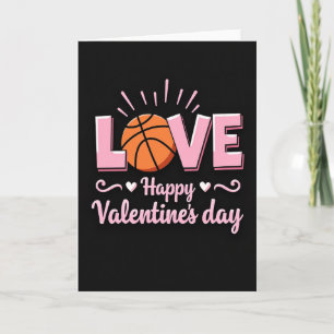Pink Lines Love Basketball Card