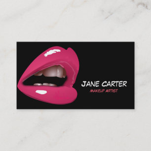 Pink Lips Business Card