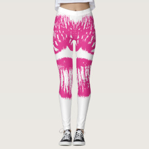 Pink Lips Leggings