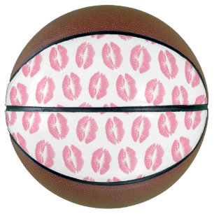Pink Lips, Pattern Of Lips, Pink Lipstick, Kiss Basketball