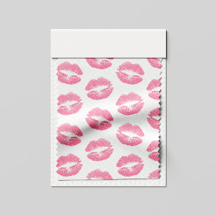 Pink Lips, Pattern Of Lips, Pink Lipstick, Kiss Fabric