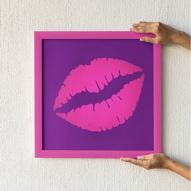 Pink Lips Poster (Creator Uploaded)
