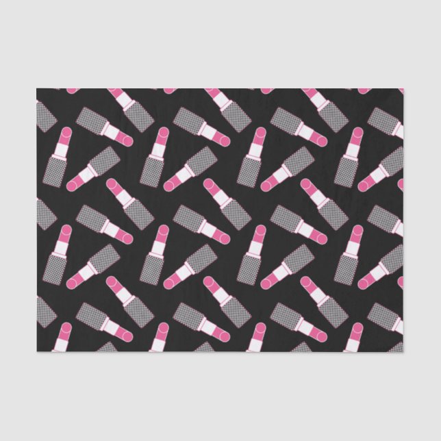 Pink Lipstick Tissue Paper (Front)
