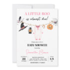 Pink Little Boo Halloween Baby Shower