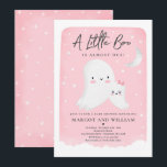 Pink Little Boo Shower Halloween Ghost Baby Shower Invitation<br><div class="desc">Little Boo Baby Shower Halloween Ghost Baby Shower Invitation
All designs are © PIXEL PERFECTION PARTY LTD</div>
