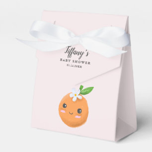 Pink Little Cutie Theme Baby Shower Favor Box